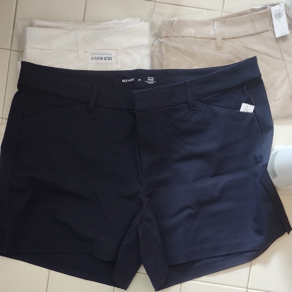 Nwt Sz 20 Old Navy Women's High Rise Pixie Shorts Bundle Lot - 3 Pairs